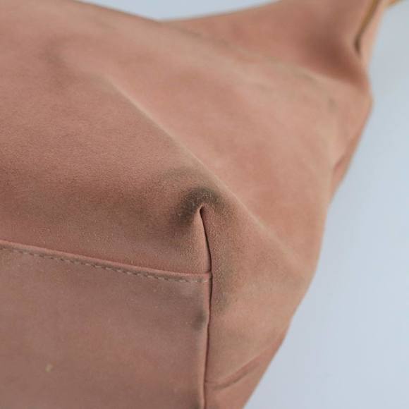 GUCCI Hand Bag Suede Pink Gold 001 3386 1705 Auth 103940 - Picture 9 of 16